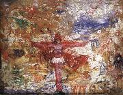 James Ensor Christ in Agony oil